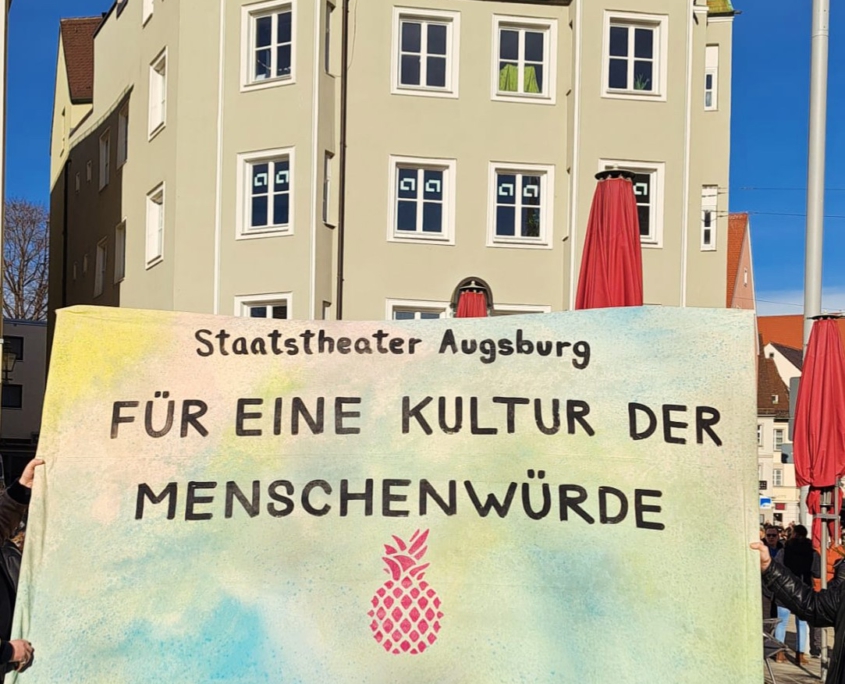 Demo Staatstheater Augsburg - Theater für die Demokratie - Deutscher Bühnenverein